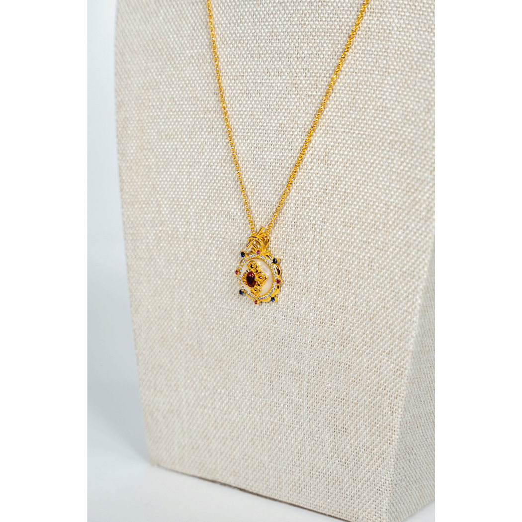 Mother Of Pearl Pendant Necklace - La Jolla