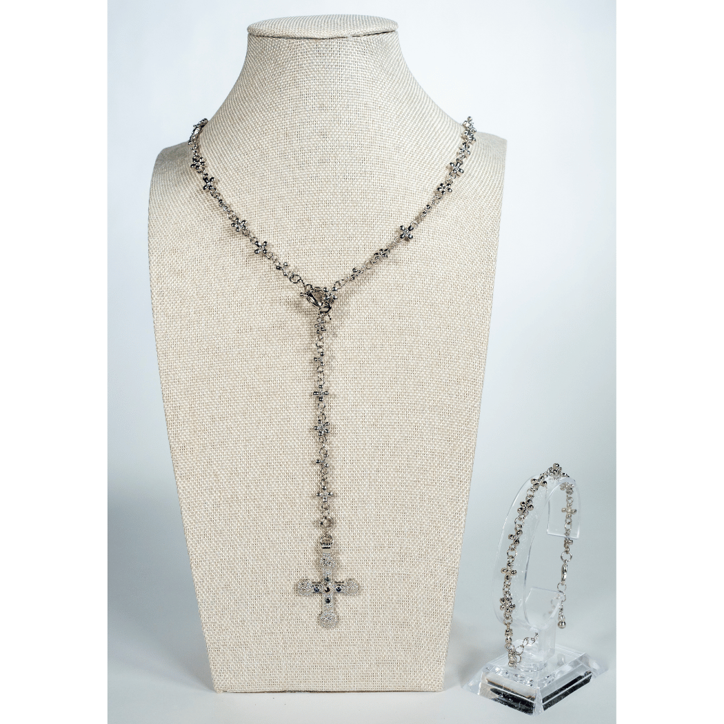 Lace Bracelet in Silver Tone - La Jolla