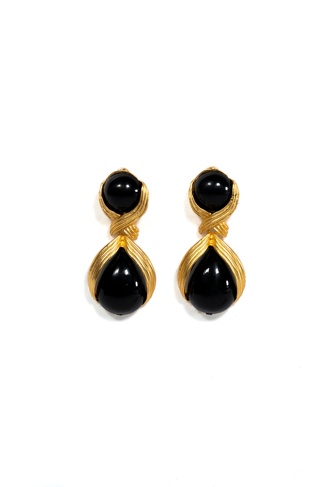 Golden Wrap Vintage Earrings - La Jolla