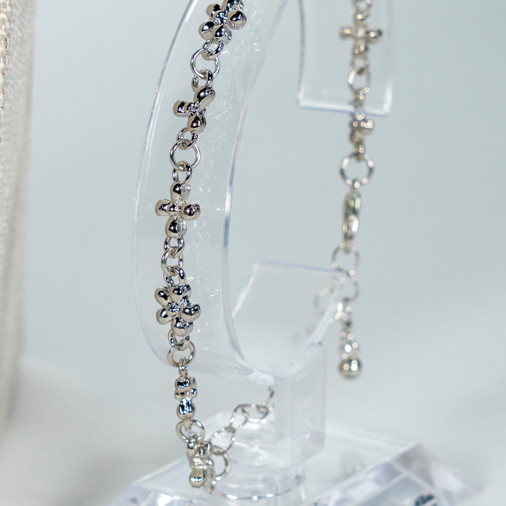 Lace Bracelet in Silver Tone - La Jolla