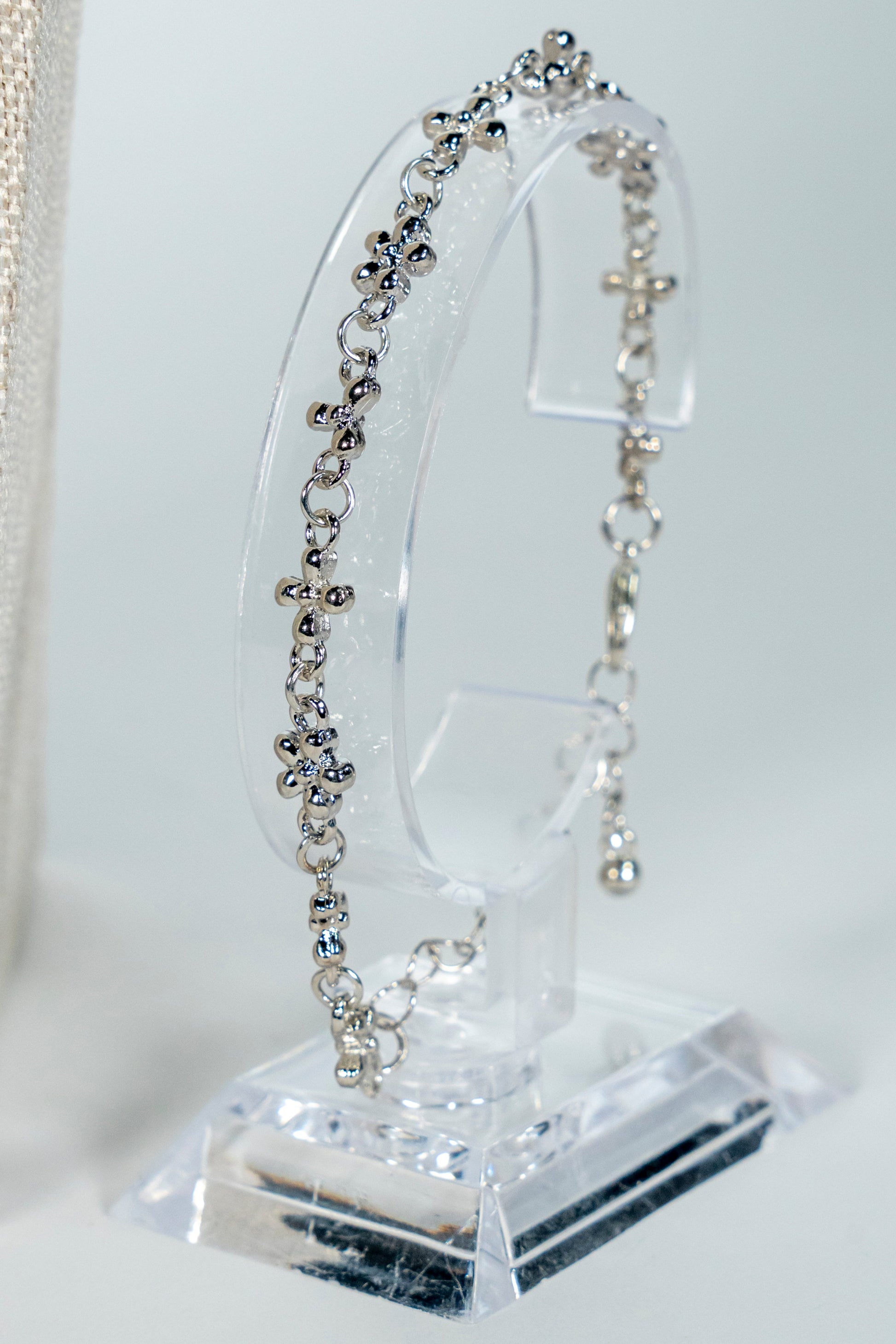 Lace Bracelet in Silver Tone - La Jolla